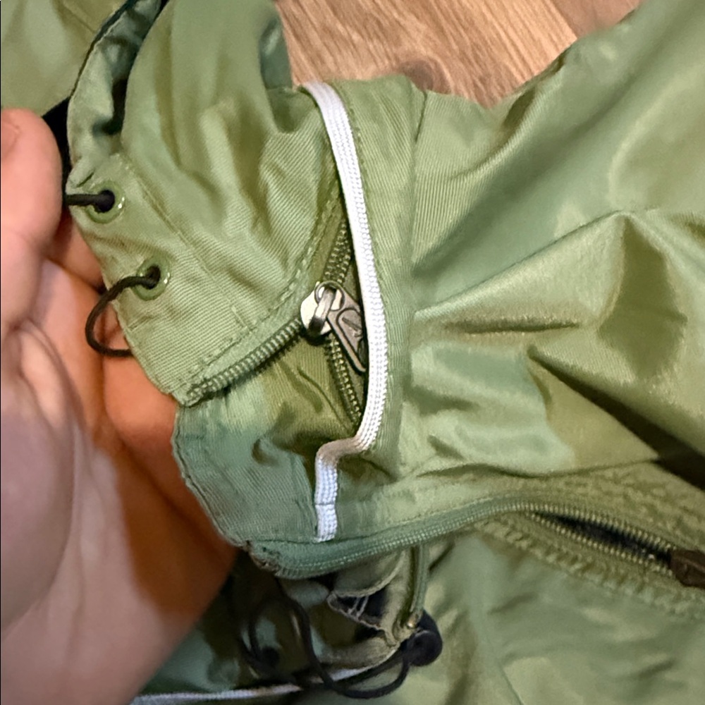 90s Nike Team Solo Swoosh Zip Up Hoodie Windbreaker Jacket - Picture 6 of 7